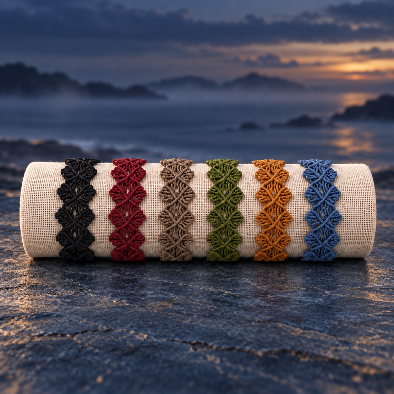 The First Journey Armbänder in den sechs Farben des ersten Kapitels